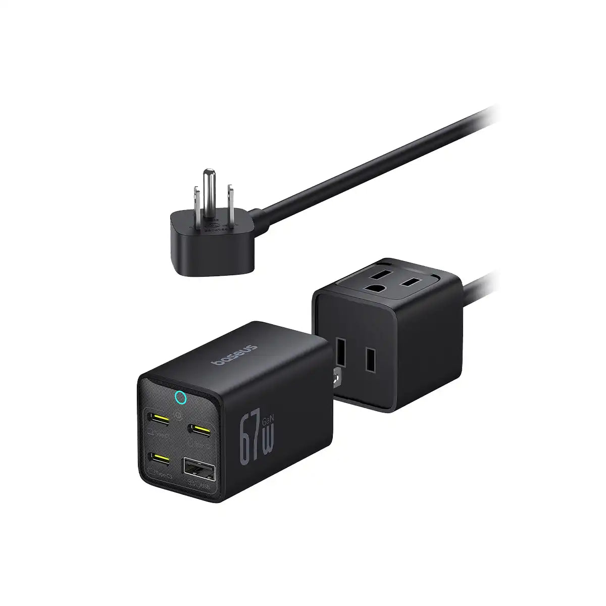Baseus PowerCombo Mini Power Strip AC+1U+3C 67W