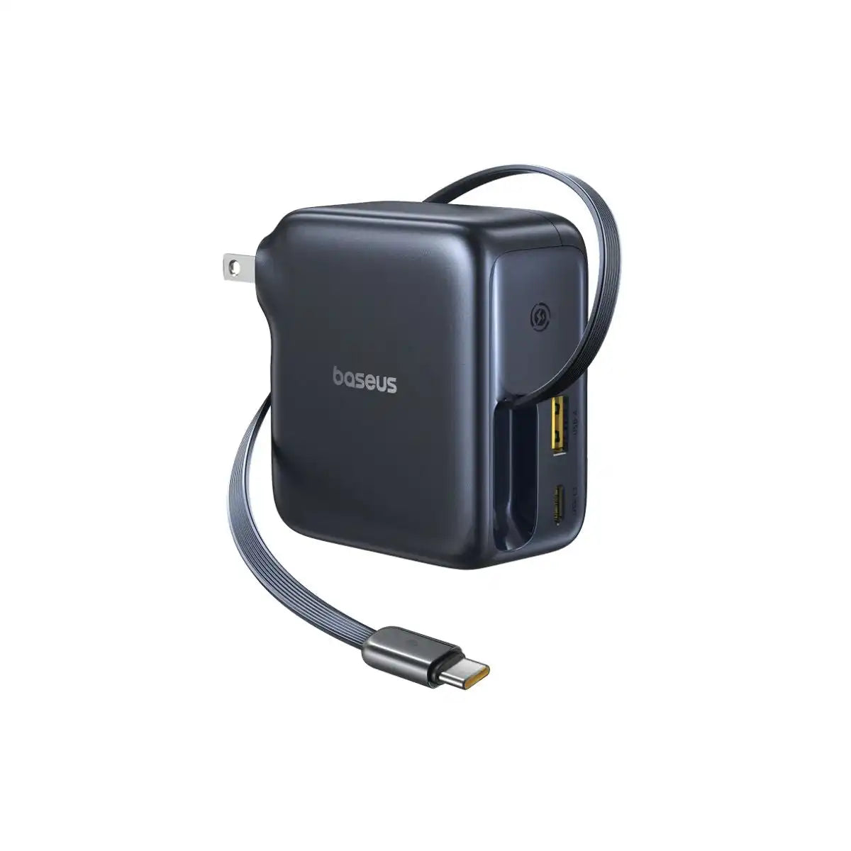 Baseus EnerCore CJ11 Fast Charger with Retractable Cable 2C+U 100W