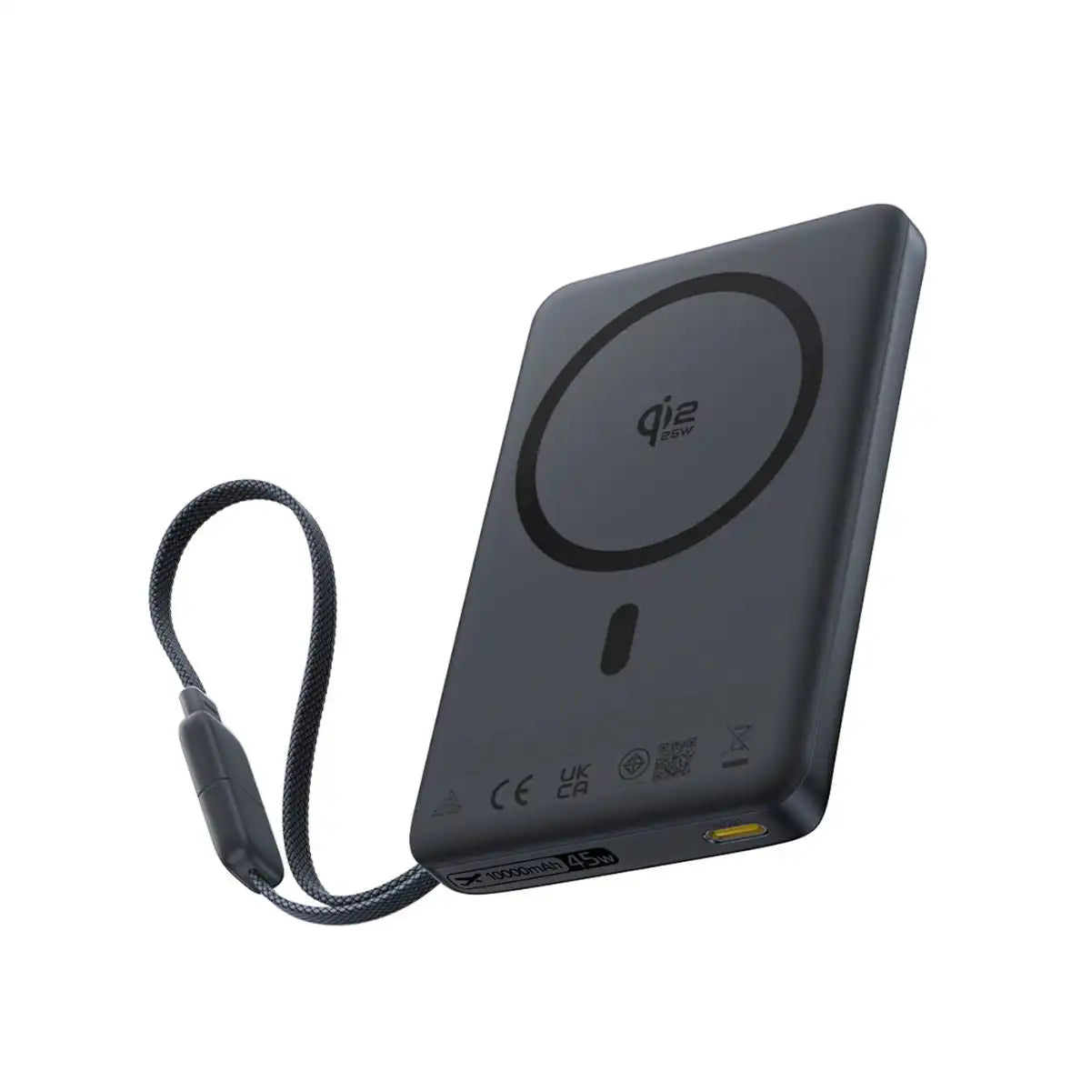 Baseus PicoGo AM52 Qi2.2 Magnetic Power Bank with Cable 10000mAh 45W